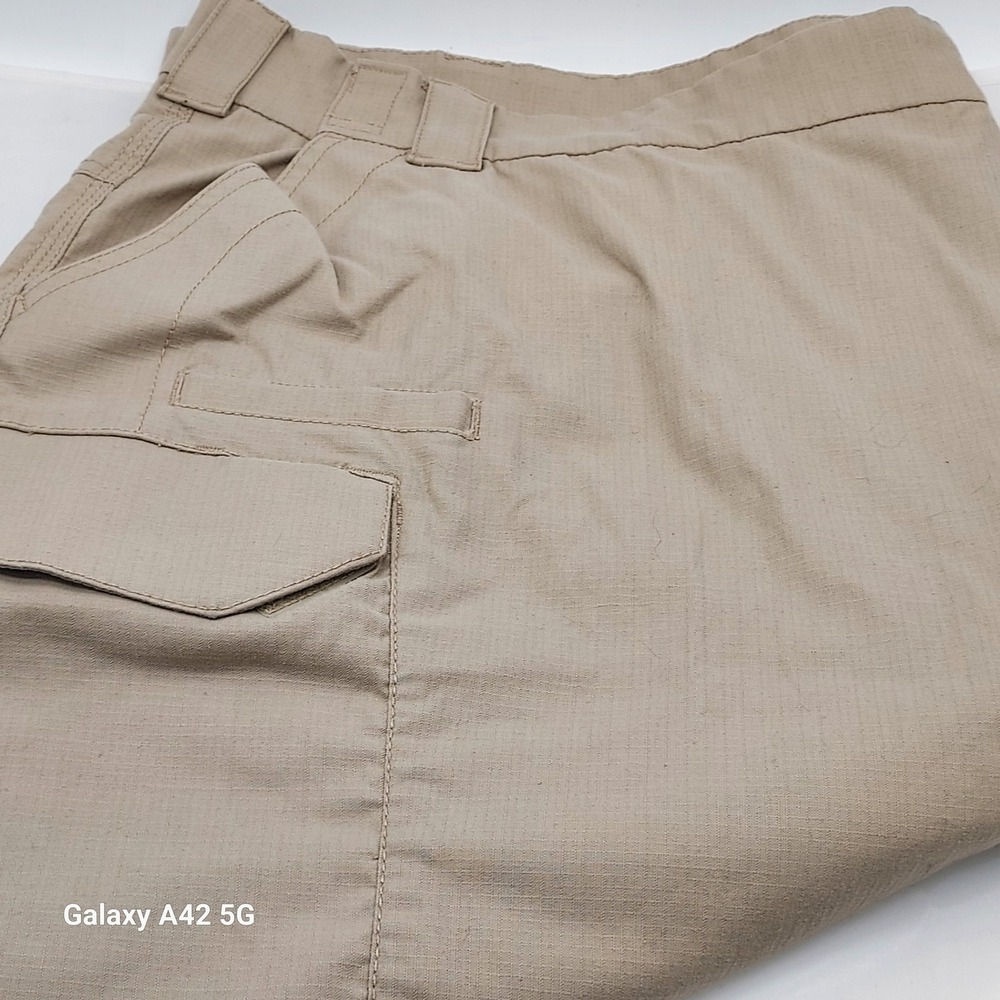 First Tactical Men Khaki Ripstop Cargo Shorts Tan Size 54 Plus Size Outdoor Work